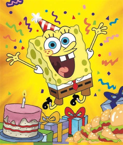 Happy birthday Spongebob! Thanks for giving me the best childhood! 💛 # ...