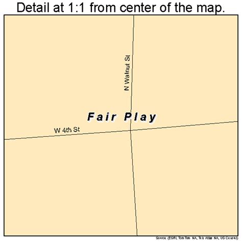 Fair Play Missouri Street Map 2923428