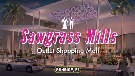 Sawgrass Mills- the Largest Outlet Shopping Mall in the US. - YouTube