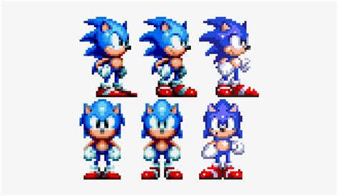 Sonic Mania Title Screen Sprites