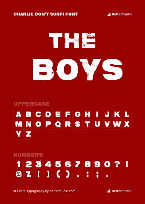 The Boys Series Font: Free Download