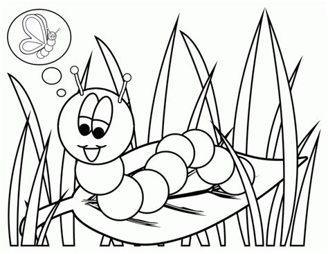 Caterpillar Coloring Page Coloring Pages 272354 Caterpillar - Coloring Home