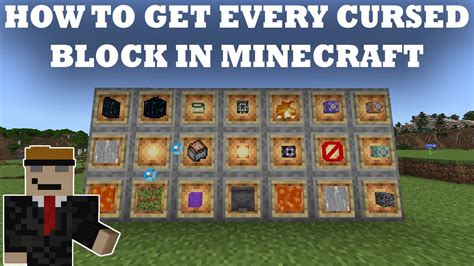 HOW TO GET EVERY CURSED BLOCK IN MINECRAFT - YouTube