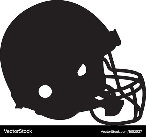 Football helmet Royalty Free Vector Image - VectorStock