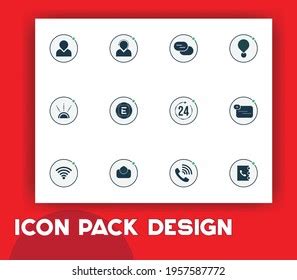 Blue Icon Design Pack Vector Graphics Stock Vector (Royalty Free) 1957587772 | Shutterstock