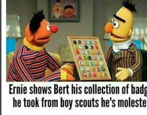 Bert & Ernie meme these are dark