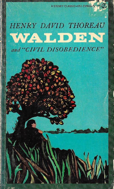 Walden and "Civil Disobedience" by Henry David Thoreau (Signet Classics) – Retro Book Covers