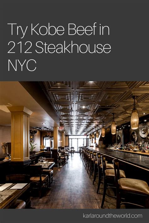 Kobe Beef in 212 Steakhouse NYC | New york city vacation, Kobe beef ...