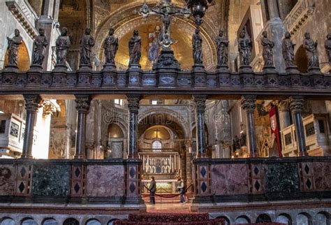 Interior of St Mark`s Basilica Editorial Stock Image - Image of opulent, saint: 141187094