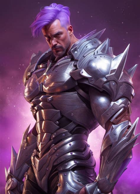 Purple silver knight by artofdeimos on DeviantArt