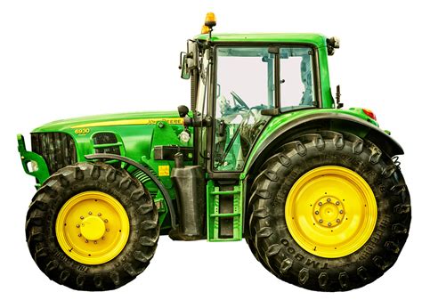 Green Tractor PNG Picture