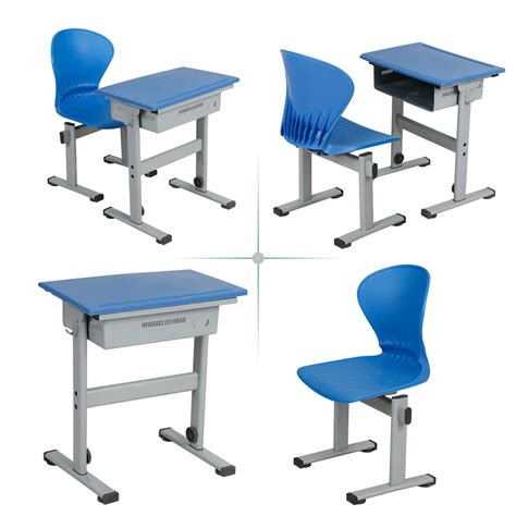 Student Study Table and Chair_Luoyang minno office furniture co.,ltd