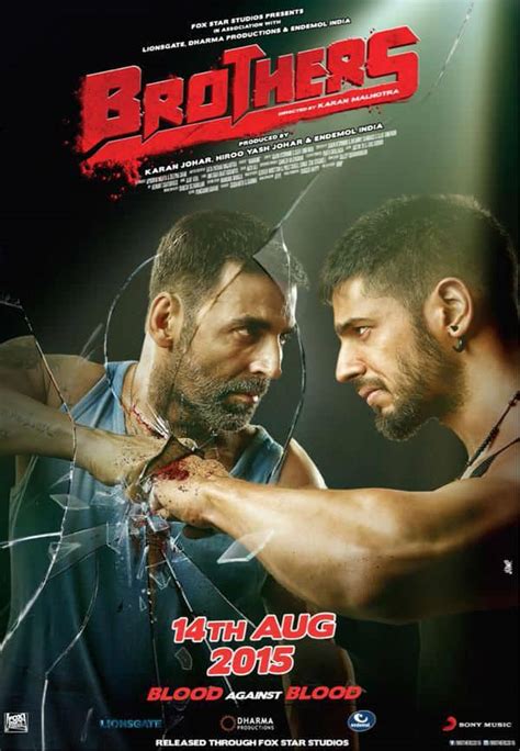 Brothers new poster: Akshay Kumar and Sidharth Malhotra's sibling rivalry gets bloodier with ...