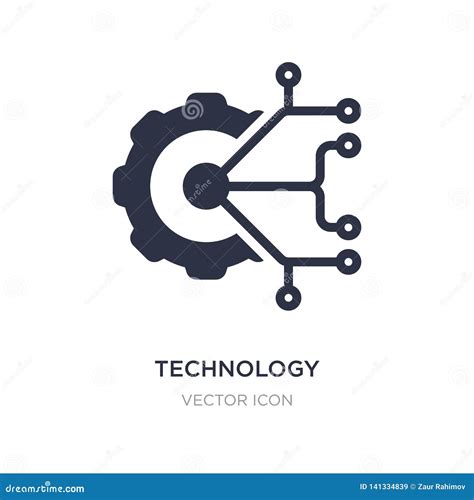 Technology Icon on White Background. Simple Element Illustration from Technology Concept Stock ...