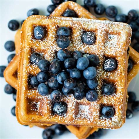 Blueberry Waffles - Life, Love, and Good Food