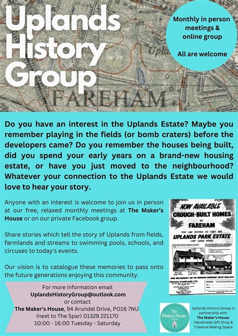 Uplands History Group — The Makers House Fareham