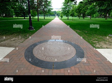 Seal of the University on the Ohio State Buckeyes University Campus at ...