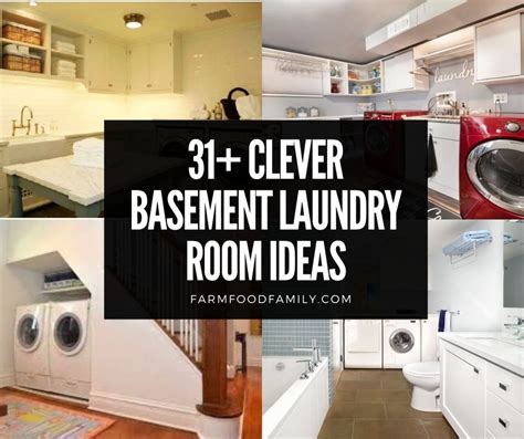 31+ Basement Laundry Room Makeover Ideas On a Budget 2025