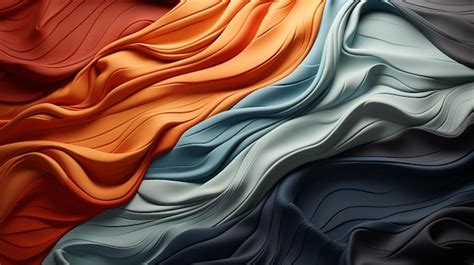 Premium AI Image | the art of fabric fusion a creative technique that involves adhering various ...