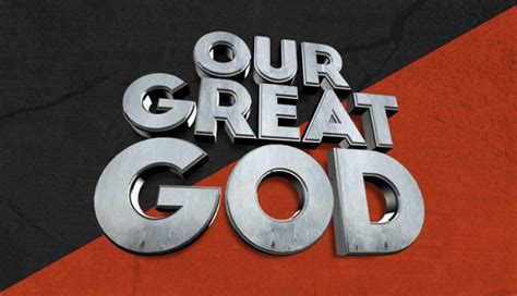 Our Great God – Church Sermon Series Ideas