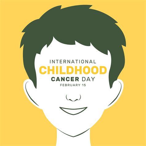 Vector illustration of awareness International childhood cancer day ...