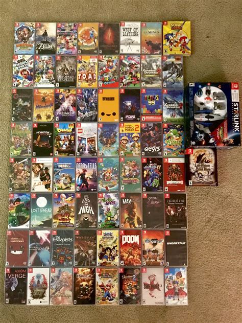 My Nintendo Switch Collection, so far. : r/NSCollectors