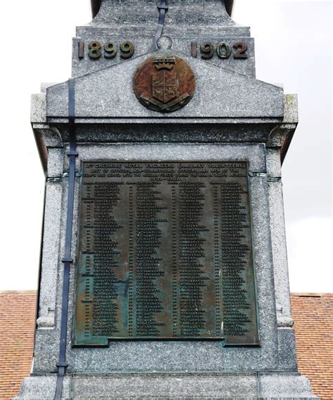 Crewe Boer War Memorial - War Memorials Online