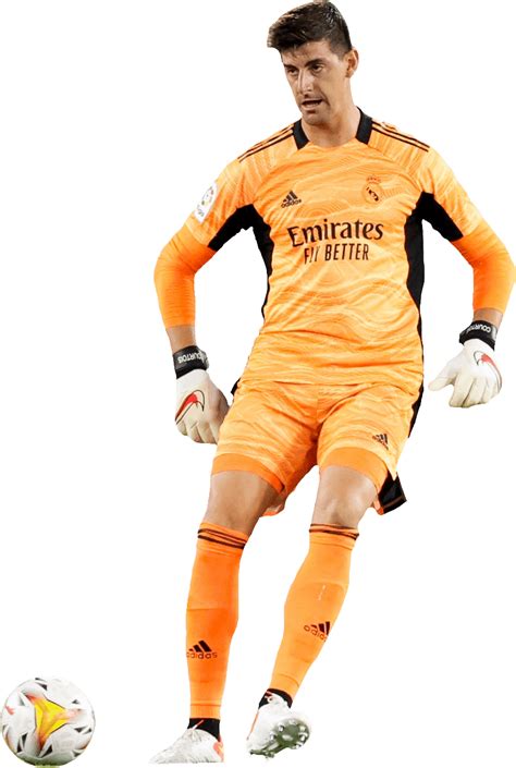 Thibaut Courtois Real Madrid football render - FootyRenders