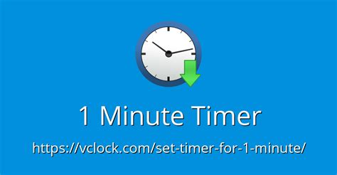 1 Minute Timer - Online Timer - Countdown