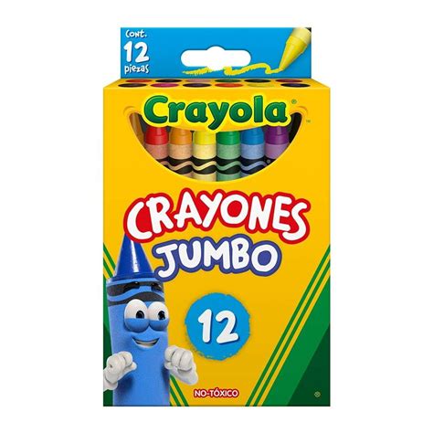 Crayones Crayola jumbo varios colores 12 pzas | Walmart