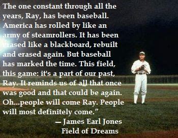 field of dreams quotes james earl jones - Tambra Delarosa