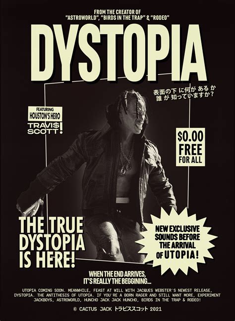 Travis Scott - Dystopia: Concept Poster Art on Behance