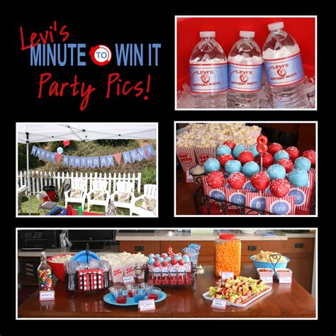 Paper Perfection: More Minute To Win It Party Pictures!