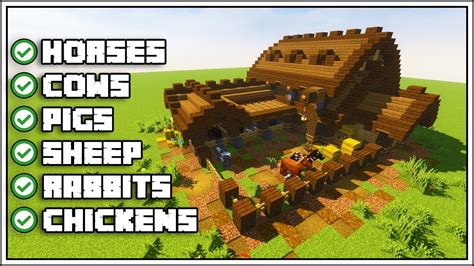 Minecraft Medieval Farmhouse Tutorial