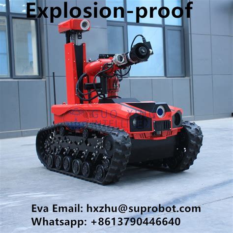 Automatic Fire Extinguishing Fire Fighting Robot For Firefighter Use - Shandong Guoxing ...