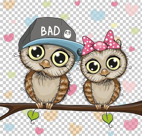 Owls In The Family Cartoon Illustration PNG, Clipart, Animal, Animals ...