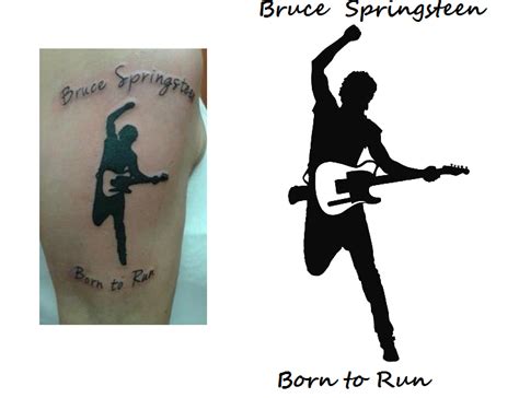 TATTOO BRUCE SPRINGSTEEN | Bruce springsteen, Rose tattoo, Music tattoos