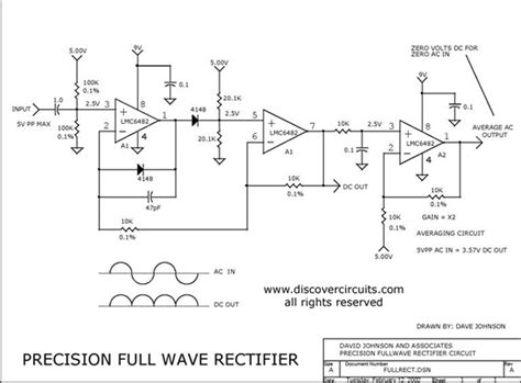 PRECISION FULLWAVE RECTIFIER - Basic_Circuit - Circuit Diagram - SeekIC.com