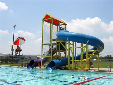 YMCA Pool | The water slide at our new YMCA | txGeek | Flickr