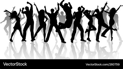 People dancing Royalty Free Vector Image - VectorStock