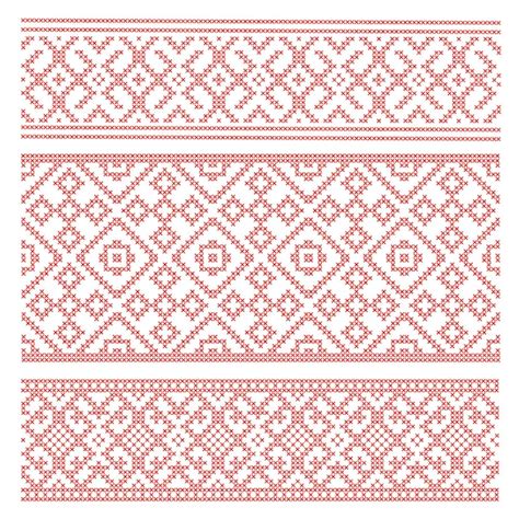 Premium Vector | Ukrainian embroidery