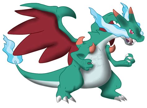 Dragon Type Collab: Shiny Mega Charizard X by Animefanbyheart on DeviantArt