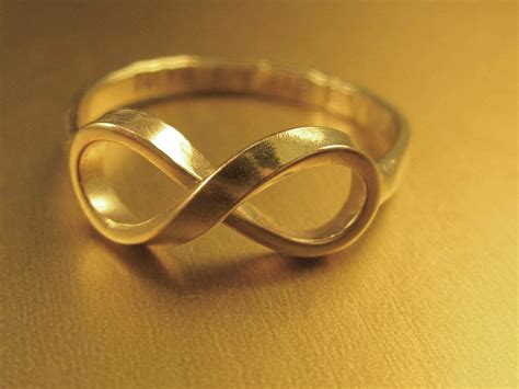 Hand Made Infinity Ring In Solid Gold by donnaodesigns | CustomMade.com