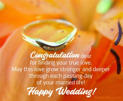 Wedding Wishes for Daughter - Congratulation Messages - WishesMsg