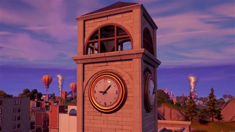 Tilted Towers - Clock Tower - Drone Shot [1] • FORTNITE RAW FOOTAGE • #kbfngg - YouTube