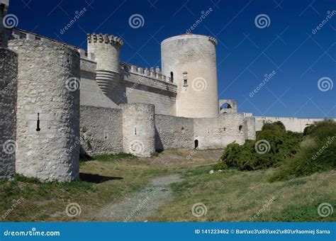 Cuellar Castle - Towers and Walls. Castile and Leon Stock Photo - Image ...