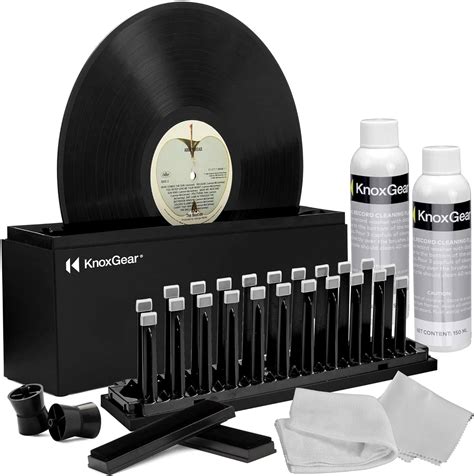Amazon.com: Knox Gear Record Cleaner Kit - Vinyl Record Cleaning Kit to Reduce Static & Skips ...