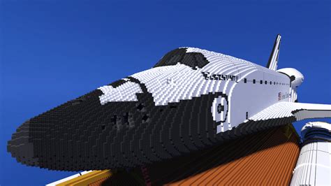 Space Shuttle Discovery - scale 11:1 Minecraft Map