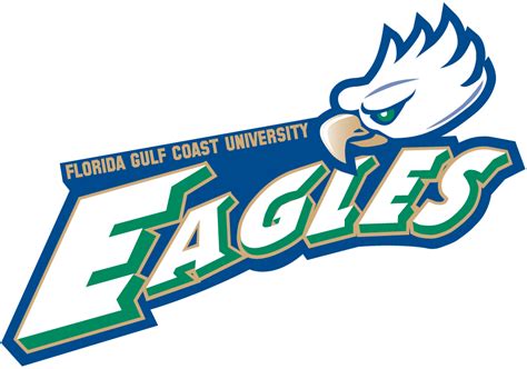 Florida Gulf Coast Eagles Secondary Logo - NCAA Division I (d-h) (NCAA d-h) - Chris Creamer's ...