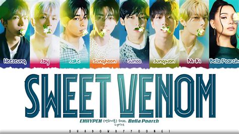 ENHYPEN (엔하이픈) 'Sweet Venom (feat. Bella Poarch)' Lyrics [Color Coded Han_Rom_Eng ...